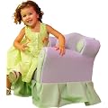 Fantasy Furniture Princess Chair, Lavender / Green