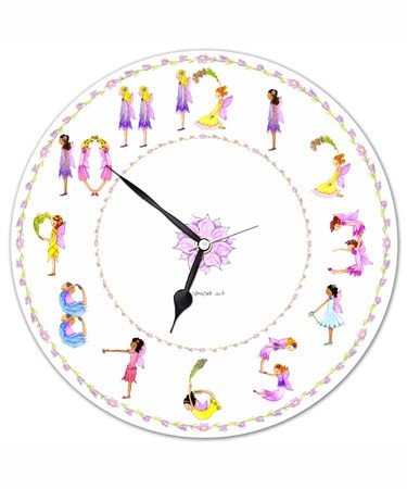 Childrens Toyshop  Third Party New : Fairy Theme Wall Clock
