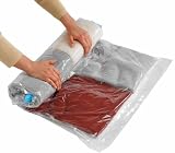 Produkt-Bild: WENKO 3792760100 Komprimierungssystem Roll S - bis zu 75% Platzersparnis, Kunststoff-Nylon, 40 x 60 cm