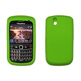 Neon Green Silicone Skin Case for Blackberry Bold 9650