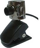 LogiLink UA0004 1.3M Pixel  USB 2.0 Web Cam - Black - 1 year warranty.