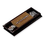 Brown Leather Stationary Box