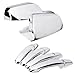Brand New For 10-12 2010 2011 2012CHEVY EQUINOX GMC TERRAIN Chrome Door Handle+Mirror Cover Set Warranty