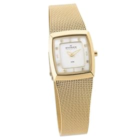 Skagen - 380XSGG - Montre Femme - Quartz - Analogique - Bracelet Acier Dor�