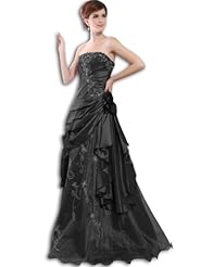 Taffeta/Tulle Fitted Evening Dress/Prom Dress 