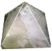 Quartz Pyramid 06 Sacred Geometry Clear Crystal Inclusions Master Healing Stone Meditation Spiritual Mental Clarity Aura Chakra Therapy Deluxe 4.5
