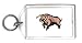 Keychain with buffalo, hoofed, horns