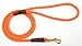 Mendota Pet Snap Leash - British-Style Braided Dog Lead, Made in The USA - Orange, 1/2 in x 6 ft - for Large Breeds
