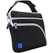 iGadgitz Retro Black Neoprene Sleeve Case Cover with Detachable Shoulder Strap for 10" Acer Aspire One Pro 531H & 531F Netbook