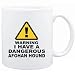 Mug White " WARNING : DANGEROUS Afghan Hound " Dogs
