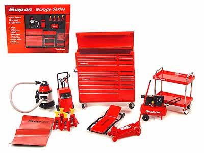 Snap-On Garage Accessory Set for 1/18 Scale Cars