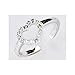 Signature Heart Cubic Zirconia Toe Ring title=