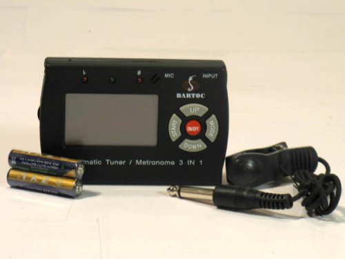 Childrens Toyshop  Musical Instruments : Bartoc Chromatic Tuner and Metronome Black