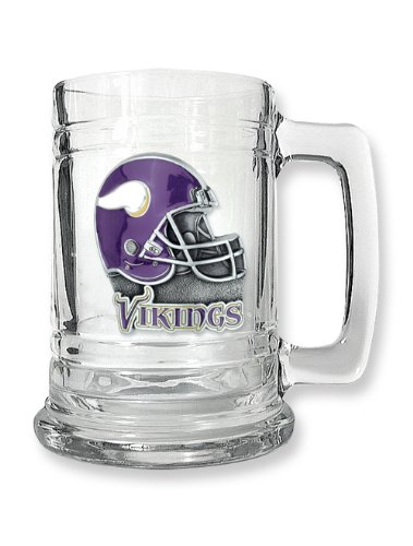 Minnesota Vikings 15oz Glass Tankard