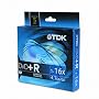 ~:~ TDK ELECTRONICS ~:~ DVD+R Discs, 4.7GB, 16x, w/Slim Jewel Cases, 5/pack