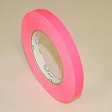 Pro Tapes Pro-Artist-Neon Fluorescent Artist/Console Tape: 1/2 in. x 60 yds. (Fluorescent Pink)
