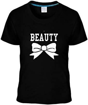 Ptrand Women's Beauty Gym tee black