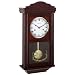 Beautiful Kassel 15 Day Wood Wall Pendulum Clock with Glass Front