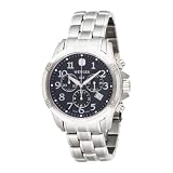 Wenger Men`s 78256 GST Chrono Black Dial Steel Bracelet Watch