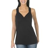 Juniors Xhilaration Looped Racerback Tank - Ebony