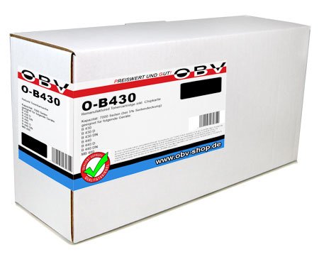 toner OBV kompatibler Toner für OKI B430 / D / DN/ B430D / B430DN / B440 / D / DN / B440D / B440DN / MB480 / MB 480 / MB 470 / B 430 / B 440 / Kapazität 7000 Seiten 41VqLpvPBRL toner