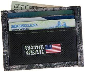 VIATOR GEAR RFID ARMOR Half Wallet - Exclusive U.S. Military Technology - New Conceal