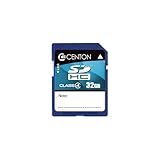 Centon 32 GB SDHC Class 4 Flash Memory Card 32GBSDHC4 (Blue)