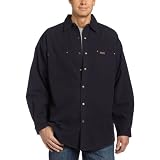 Carhartt Men's Canvas Shirt Jacket,Midnight,X-Large Regular