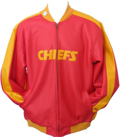 Men`s Kansas City Chiefs Rock Solid Starter Jacket - L