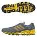 adidas Men's a3 Gigaride Running Shoe,Lead/Yellow,18 M