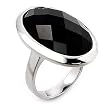 Black Onyx Oval Ring