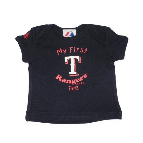 Infant / Baby MLB Texas Rangers My First Tee T-Shirt - Dark Blue (Size: 18)