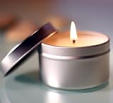 Therepe Scented Soy Tin Candles - 7 oz (Pomegranate)