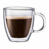 Bodum Bistro Double-Wall Insulated 10-Ounce Glass Mug, Set of 2 [Kitchen]