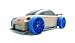Manhattan Toy Automoblox S9-R Blue and Silver Mini Sports Sedan