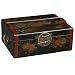 EXP 2-Bottle Wine Case With Hand-Painted Peacock Motif