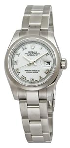 Rolex Datejust White Roman Dial Oyster Bracelet Ladies Watch 179160WRO