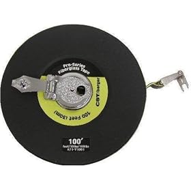 CST Berger 71-Y50M Pro-Series PVC Coated Fiberglass Tapes, 50m metric by CST/Berger