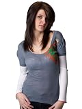 Fresh Karma Tee – Sun in Grey (Small)