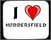 I Love Huddersfield Decorated Mouse Pad