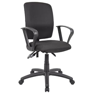 Boss Multi-Function Fabric Task Chair withLoop Arms