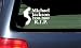 Michael Jackson Memorial Sticker RIP - White Vinyl