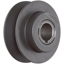 Martin VP Sheave, 3L/4L/5L or A/B Belt Section, 1 Groove, Class 30 Gray Cast Iron