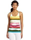 Calvin Klein Performance Women's Stripe Basket Weave Tank
