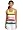 Calvin Klein Performance Women's Stripe Basket Weave Tank, Cool Combo, X-Small