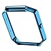 Shareconn Replacement Accessory Steel Frame for Fitbit Blaze Smart Watch Blue