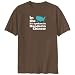 T-Shirt Brown  In The Usa It Is Spoken In Mandarin Chinese  Languaje
