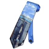 WORLD TRADE Center SILK NeckTie TWIN Towers Men's Neck Tie