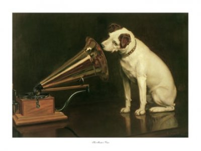 Acrylglasbild "His Master's Voice" von Francis 