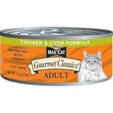 Nutro MAX CAT Gourmet Classics Chicken and Liver Canned Cat Food